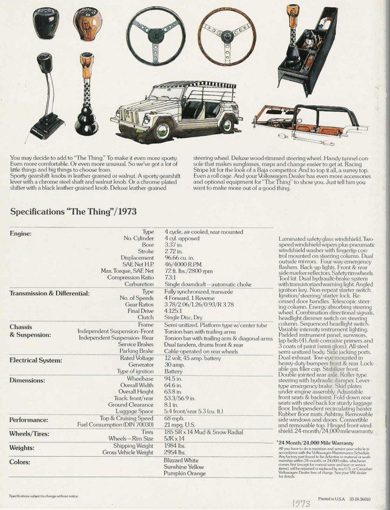 Catálogos del Volkswagen Safari