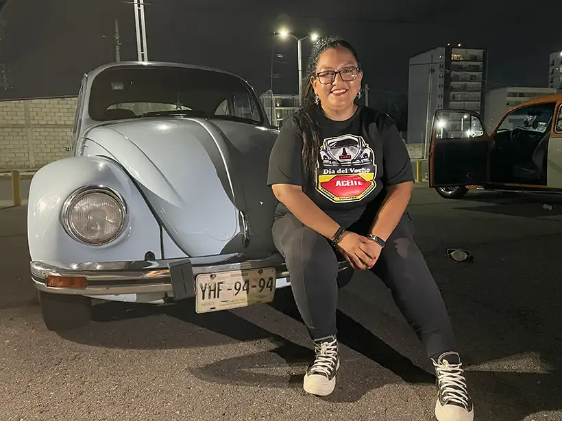 caravana vochera en Veracruz dia mundial del vocho 2024